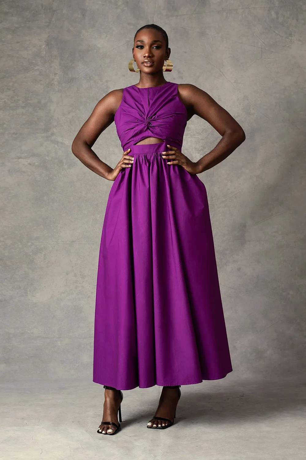 REMI VACATION MAXI DRESS BURNT ORANGE