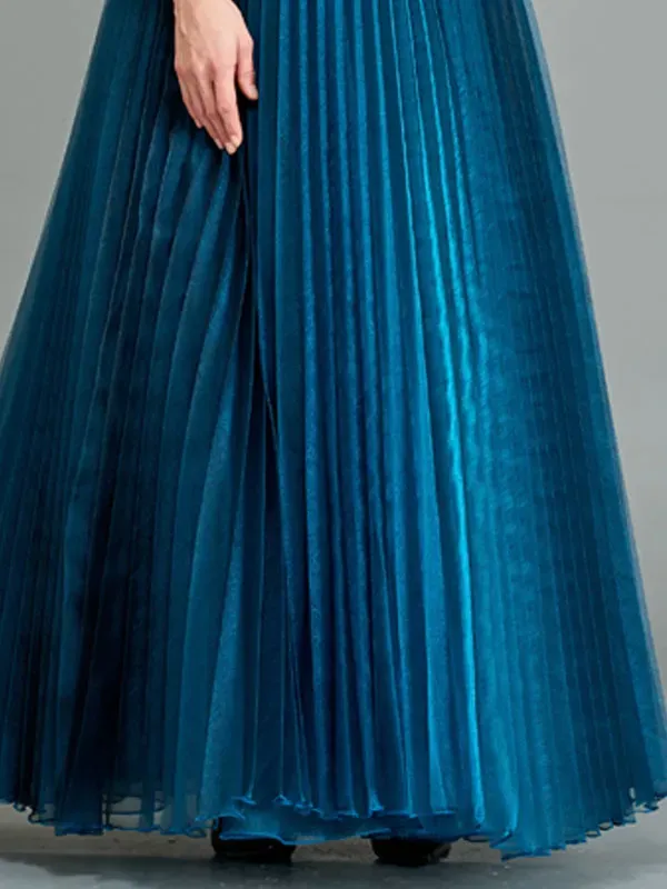 Organza thread design temperament women's dress