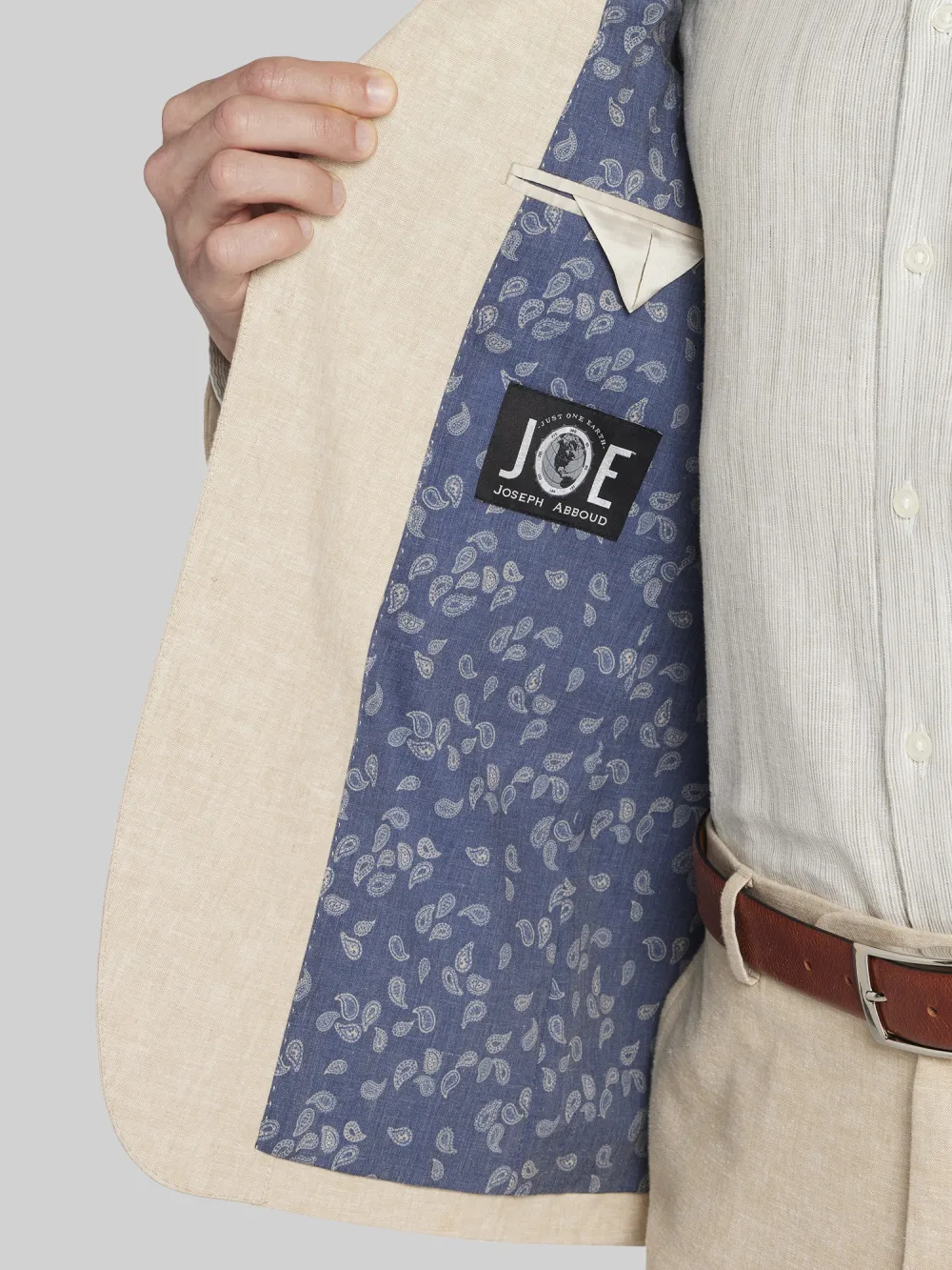 JOE Joseph Abboud Slim Fit Linen Blend Suit Jacket