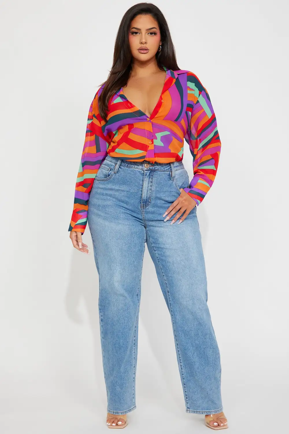 Mind Games Shirt - Multi Color