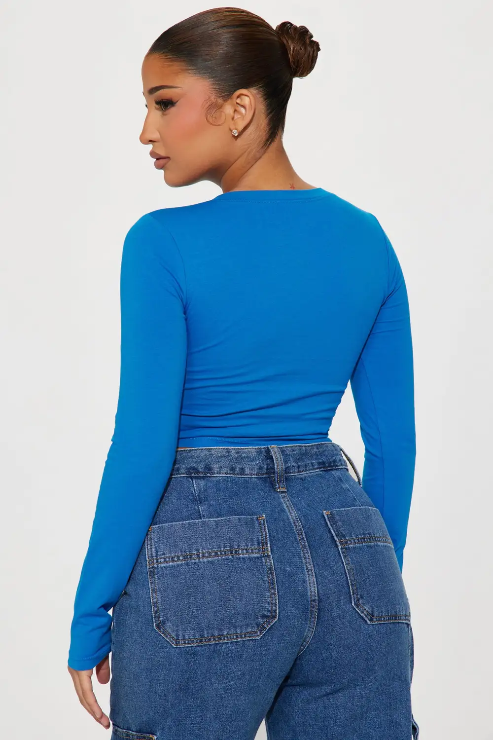Robin Long Sleeve Top - Cobalt
