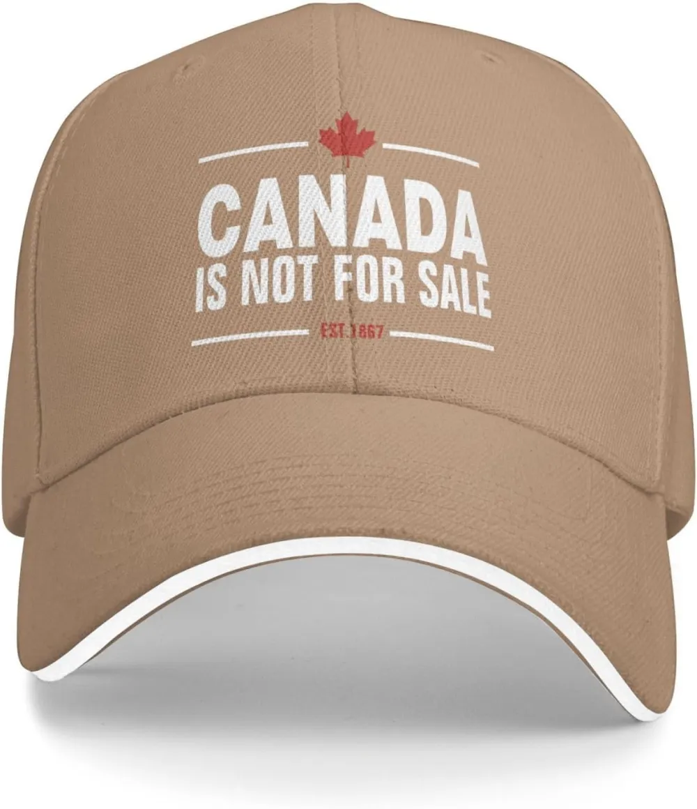 Canada is Not for Sale Hat Adjustable Fashion Hats Polo Trucker Caps for Dad Golf