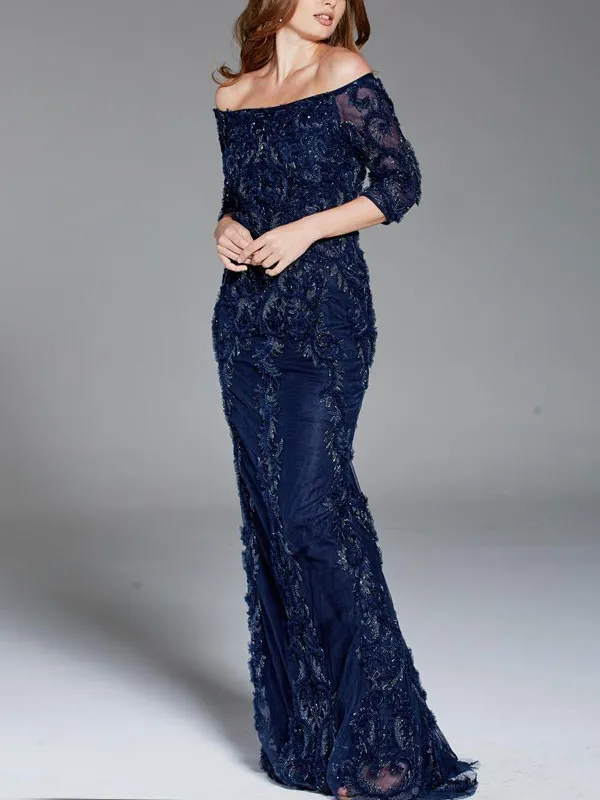 elegant slimming temperament lace ladies dress