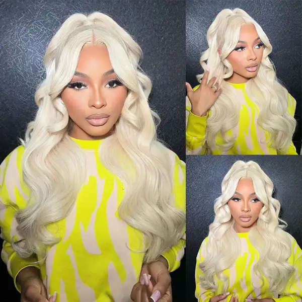 Flash Sale | #613 Blonde Upgraded 5x5/13x6-Full Lace Frontal Body Wave Lace Wig No Code Needed