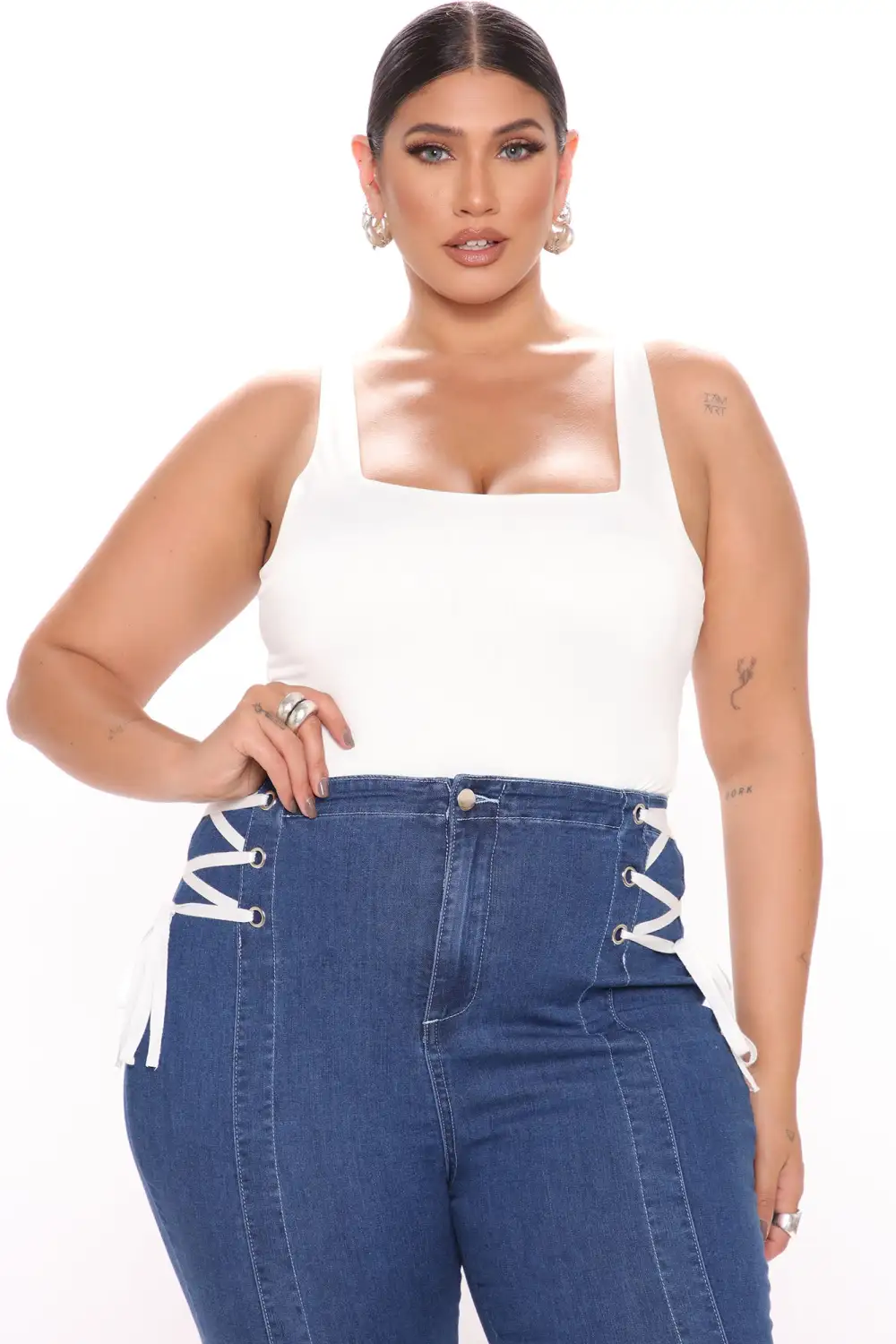 Until The End Bodysuit - White