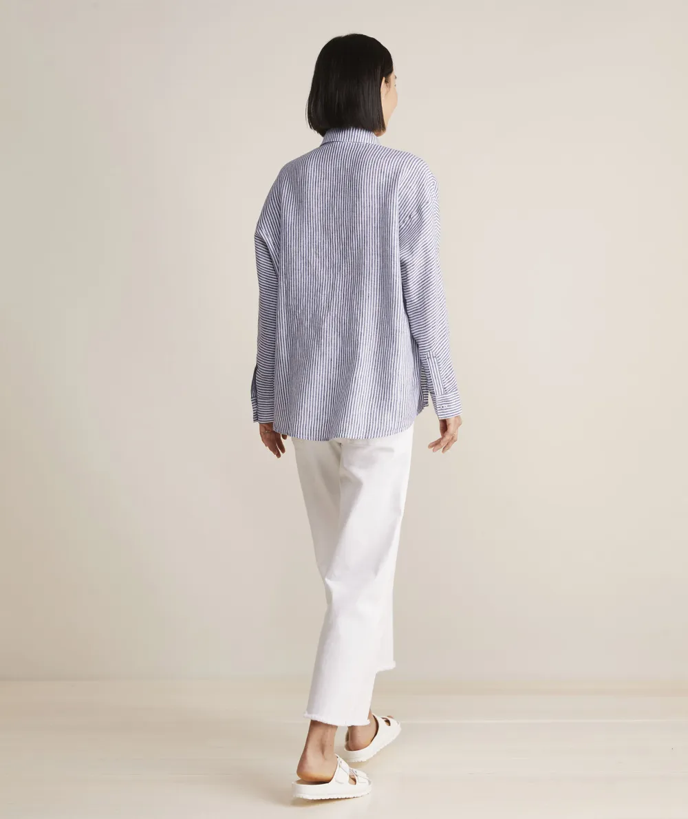 Linen Weekend Button-Down