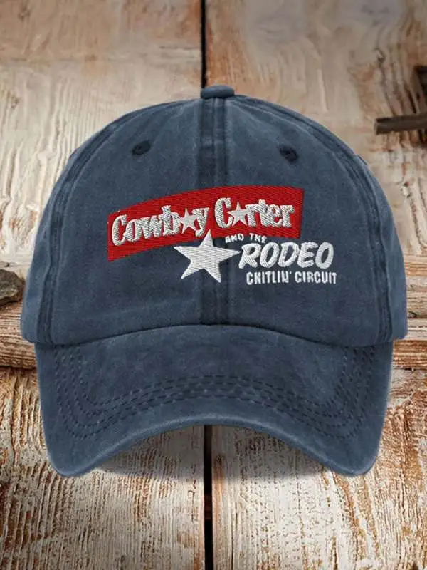 Retro Country Western Music & The Rodeo Chitlin' Circuit Print Baseball Cap