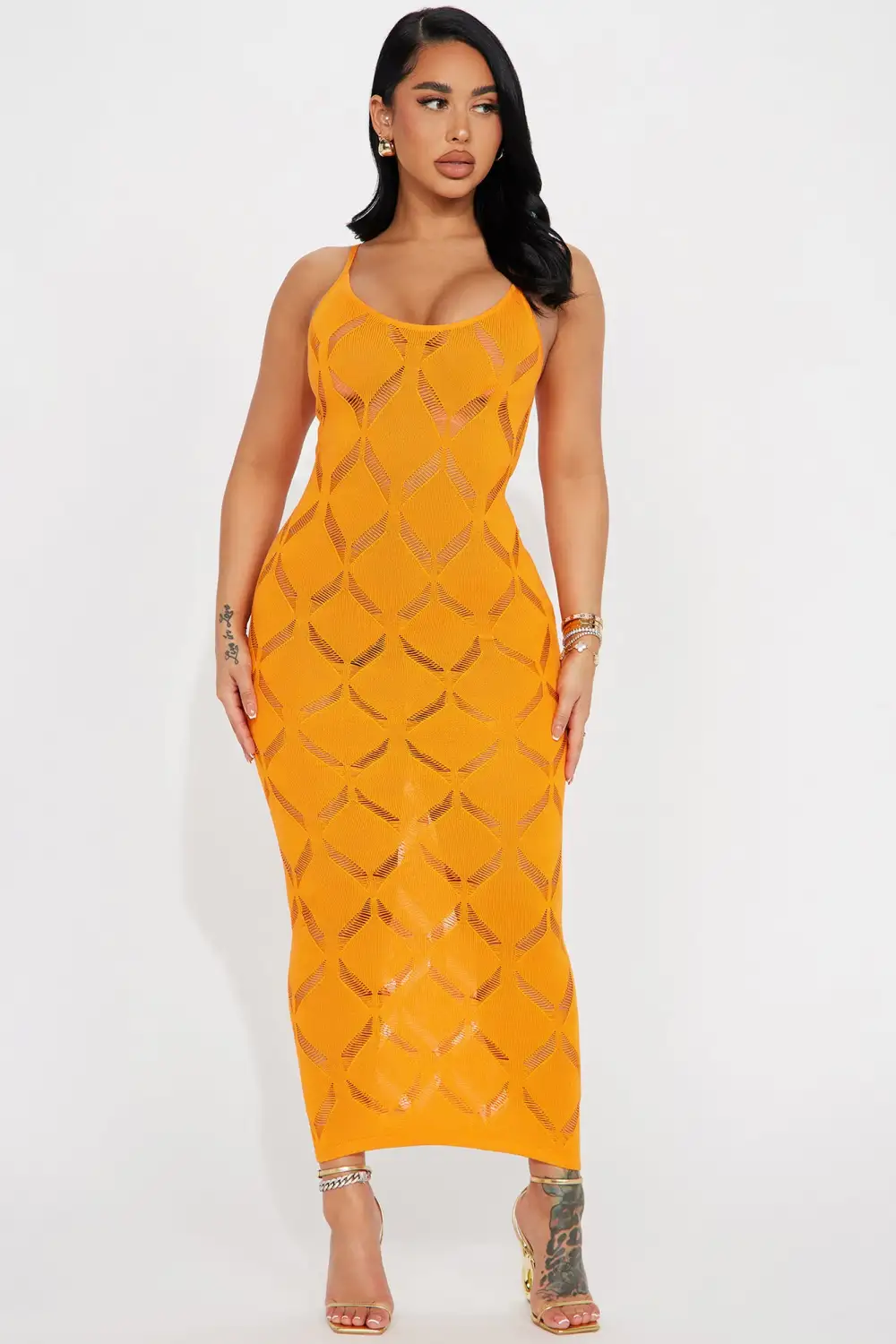Sun Kissed Maxi Dress - Orange