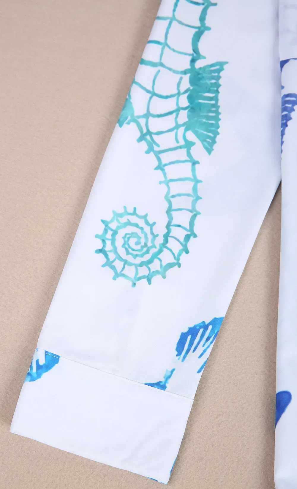 Glamorous Print Long Sleeve Mini Dress