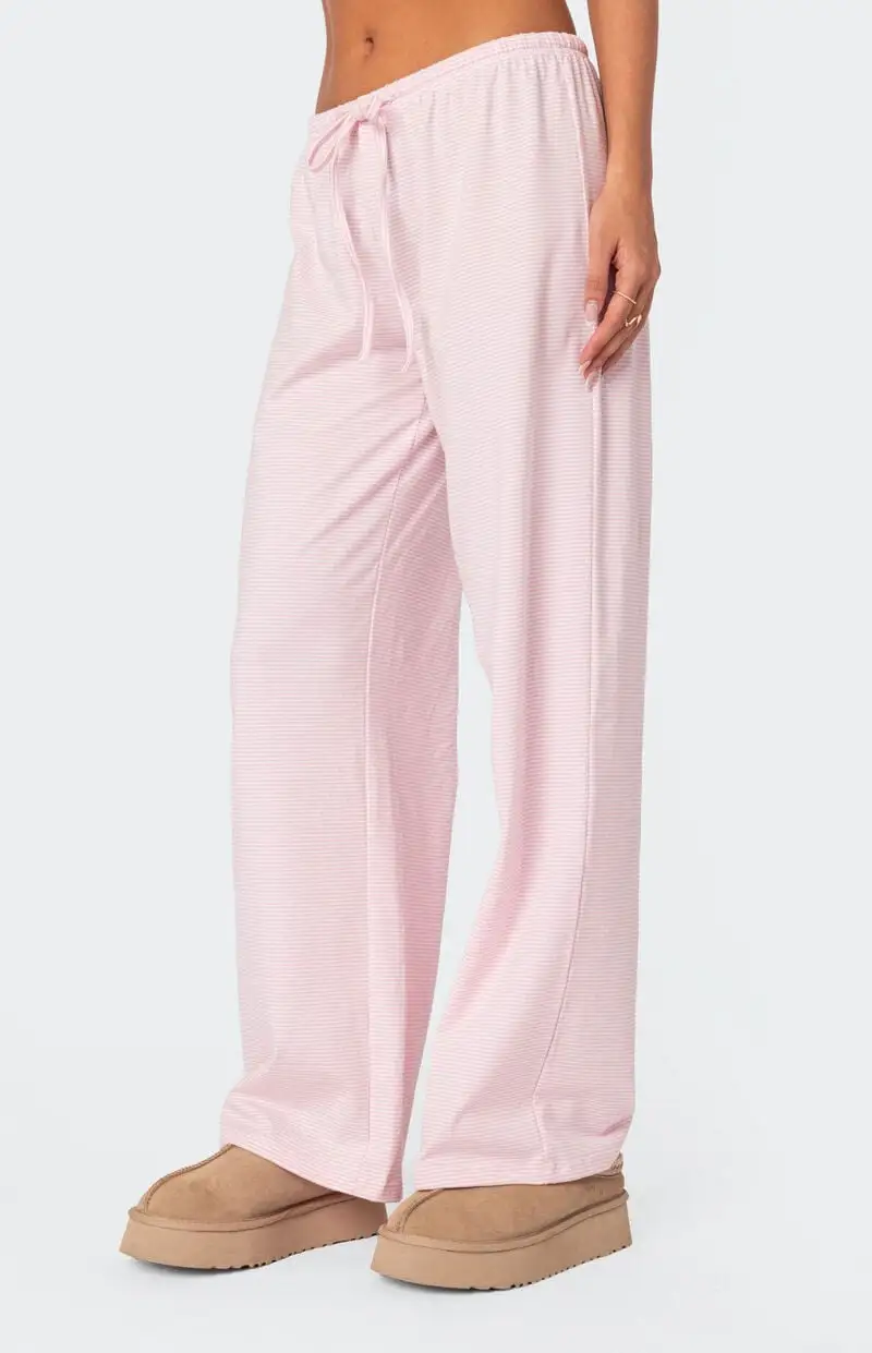 Edikted Olivia Striped Loose Fit Pants