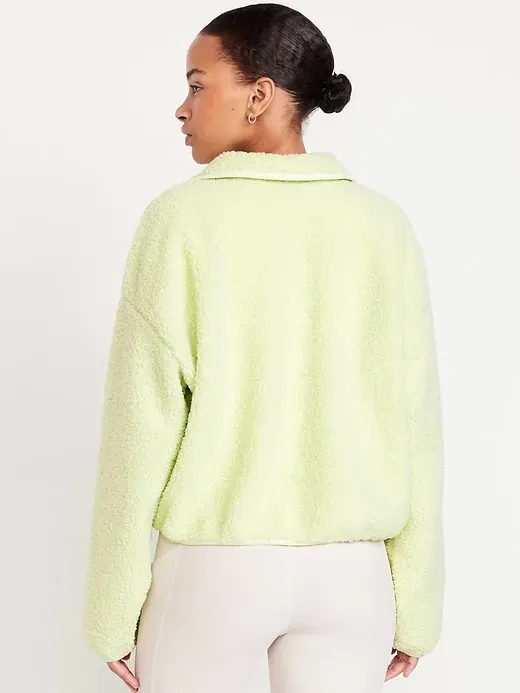 Quarter Zip Turtleneck Pullover