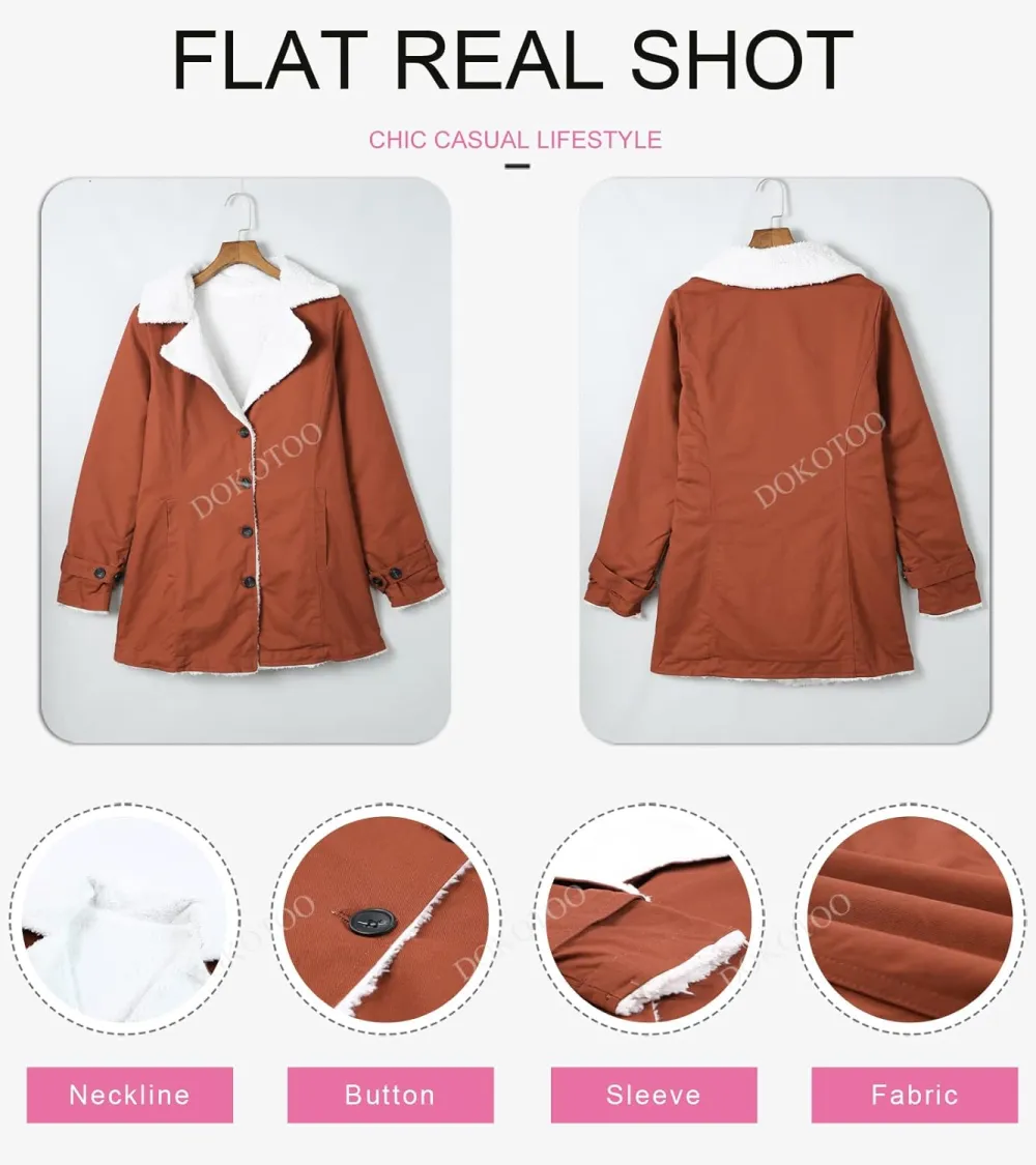 Womens Winter Warm Jean Jacket Stand Collar Wool Liner Sherpa Denim Coats Thicker Outerwear with Pockets