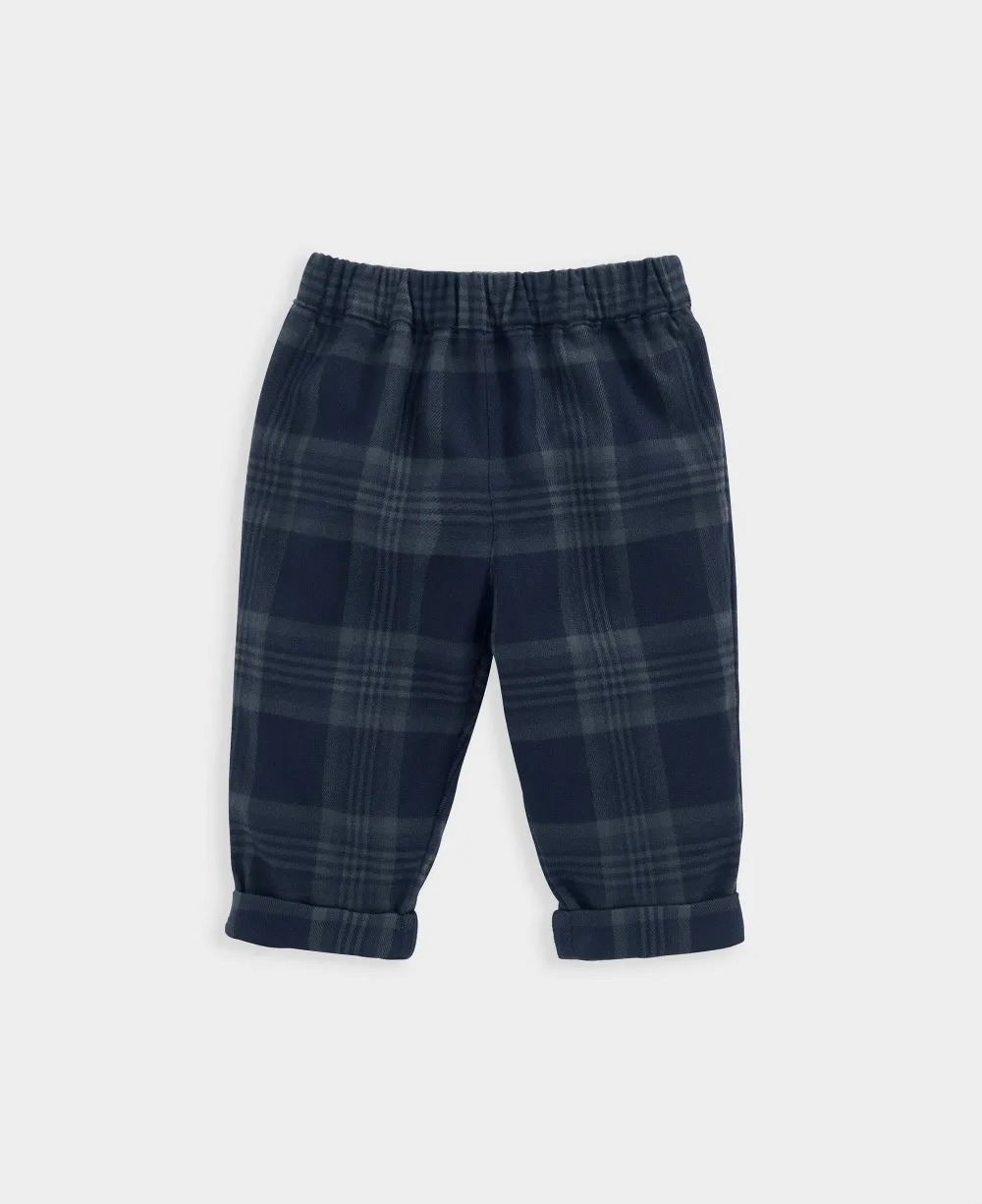 Woven Check Trousers & Bodysuit