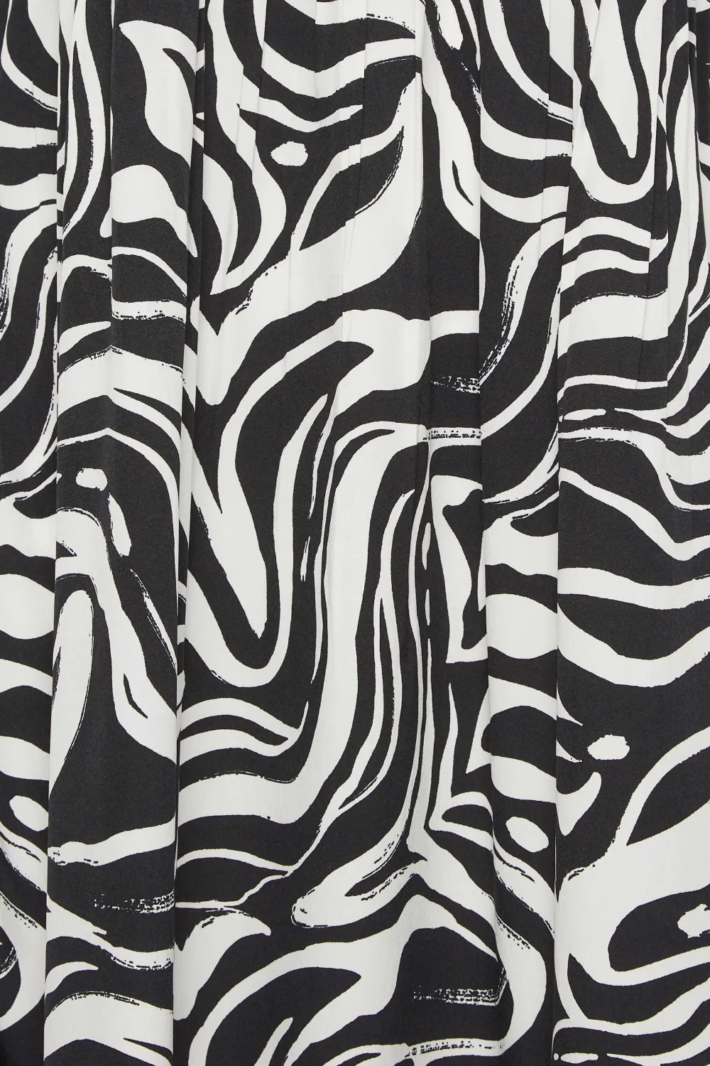 LTS Tall Black Marble Print Midi Dress