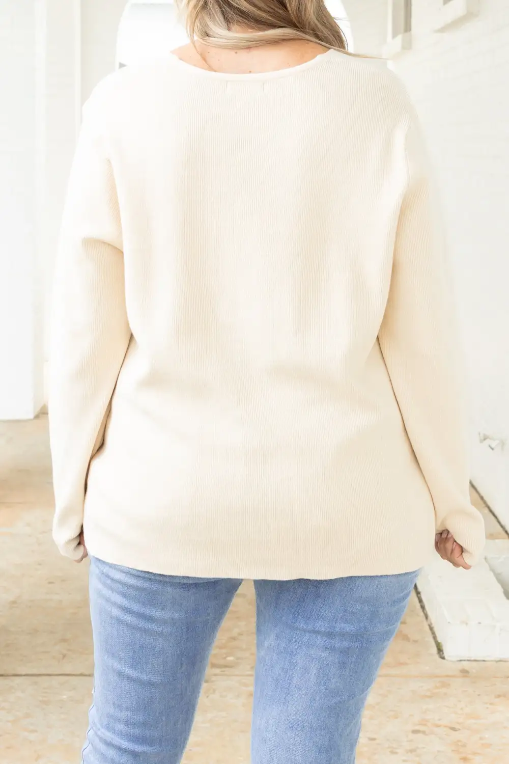 Away With Grace Sweater, Light Apricot