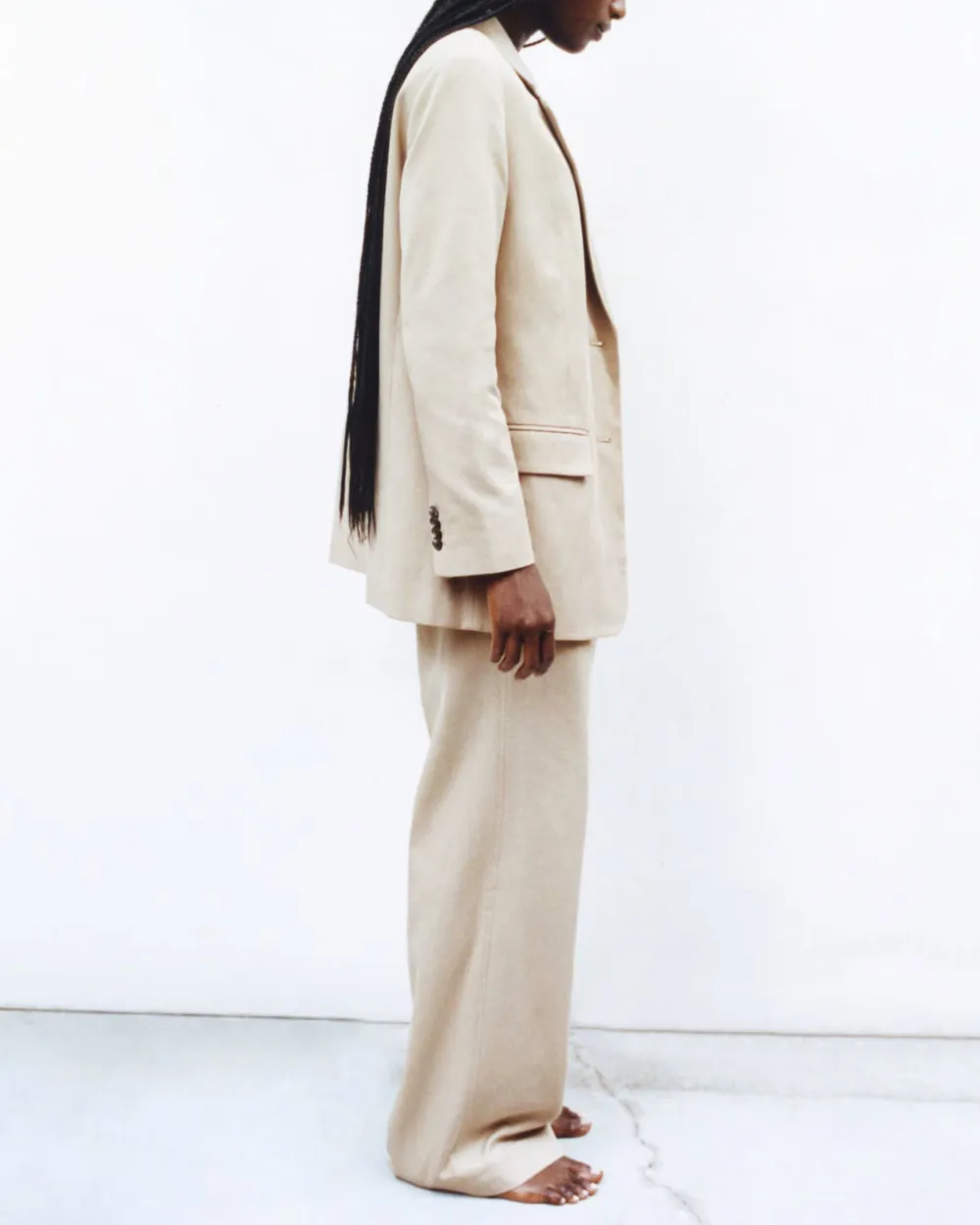 Mid-Waist Casual Pants