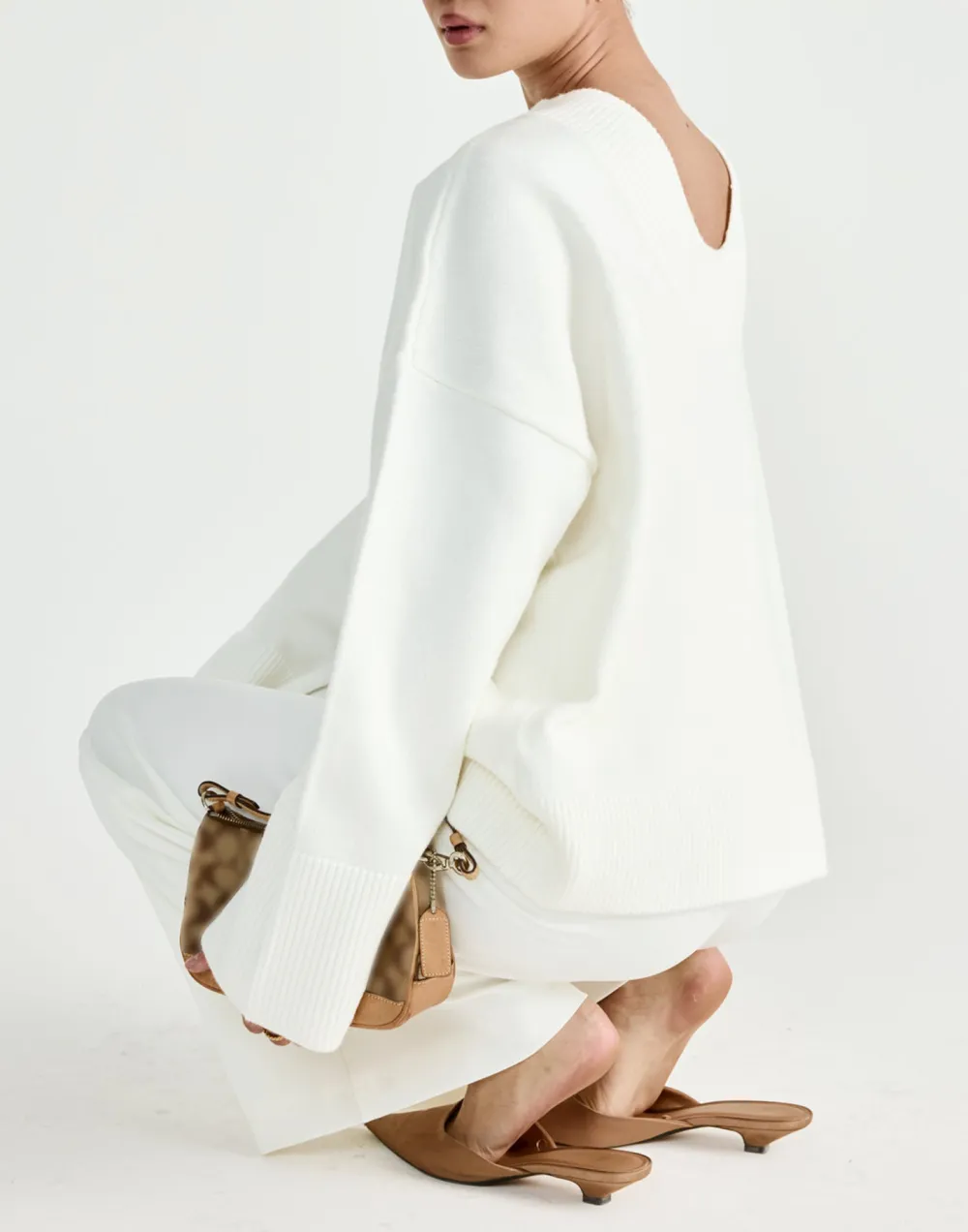 Simple Oversized Loose Knit Top