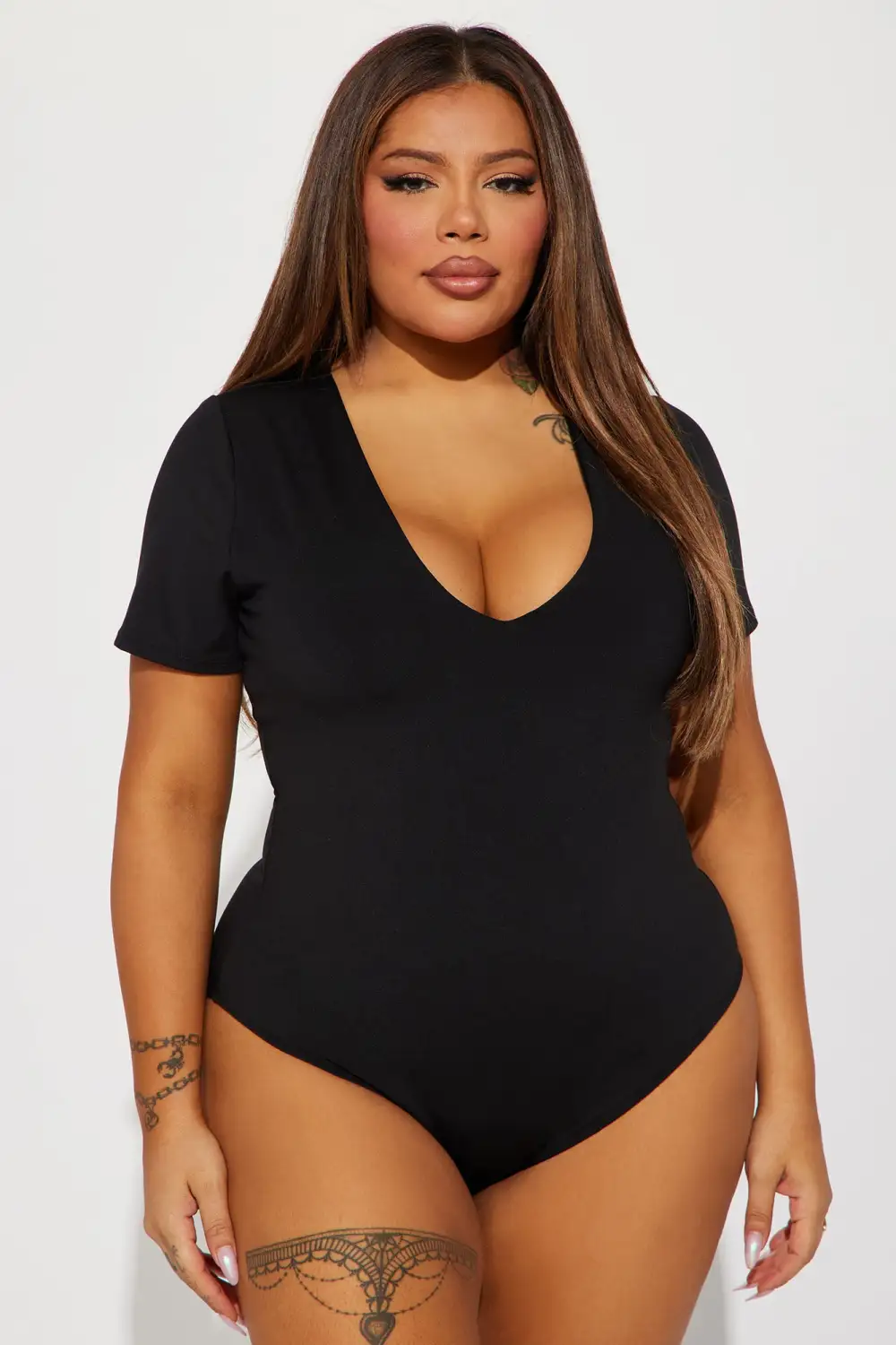 Nicolette Smooth Fit Bodysuit - Black