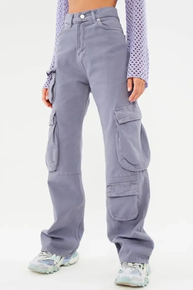 Cargo High Rise Flare Jeans