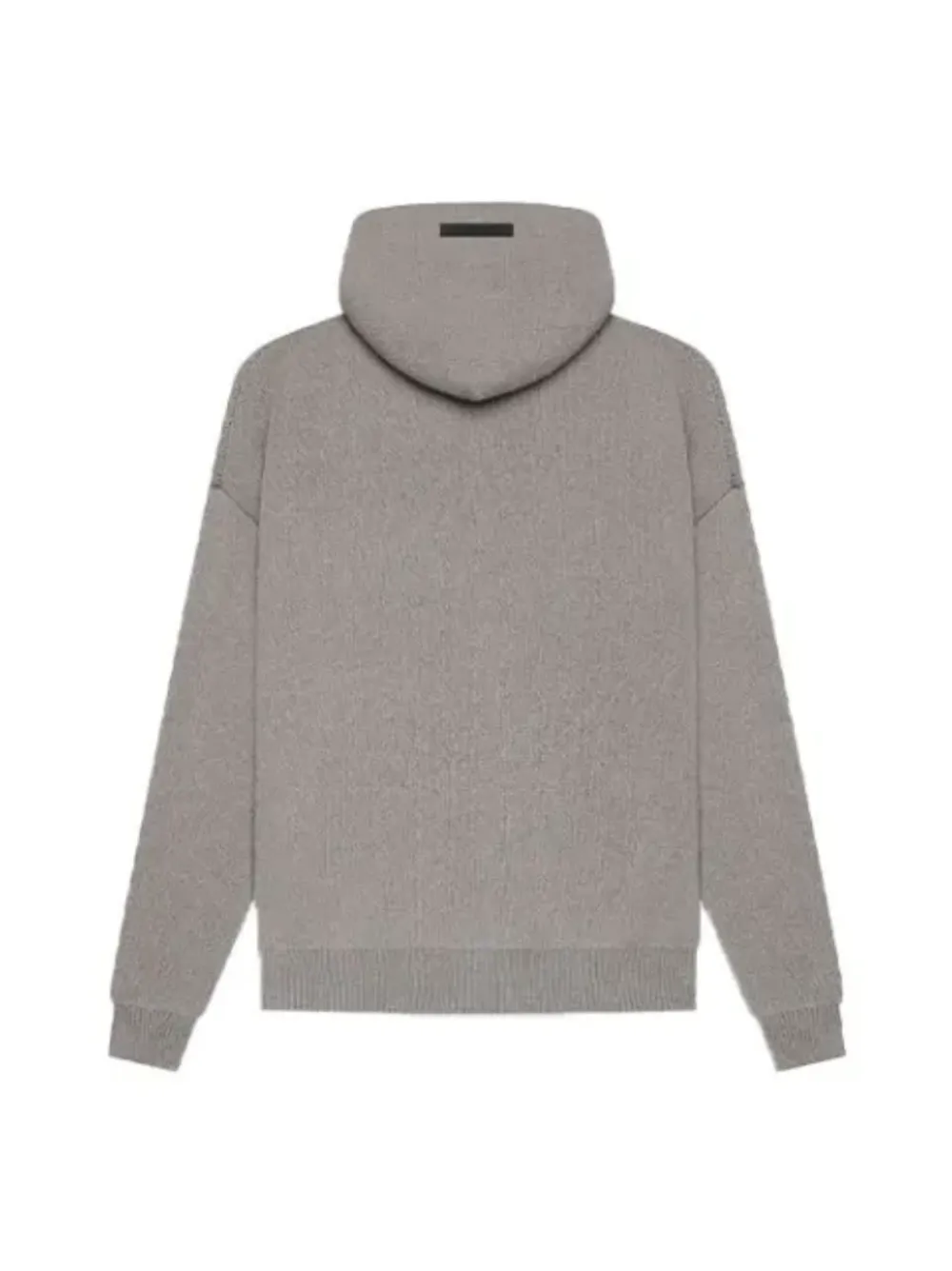 SS21 Knit Hoodie Dark Heather Oatmeal