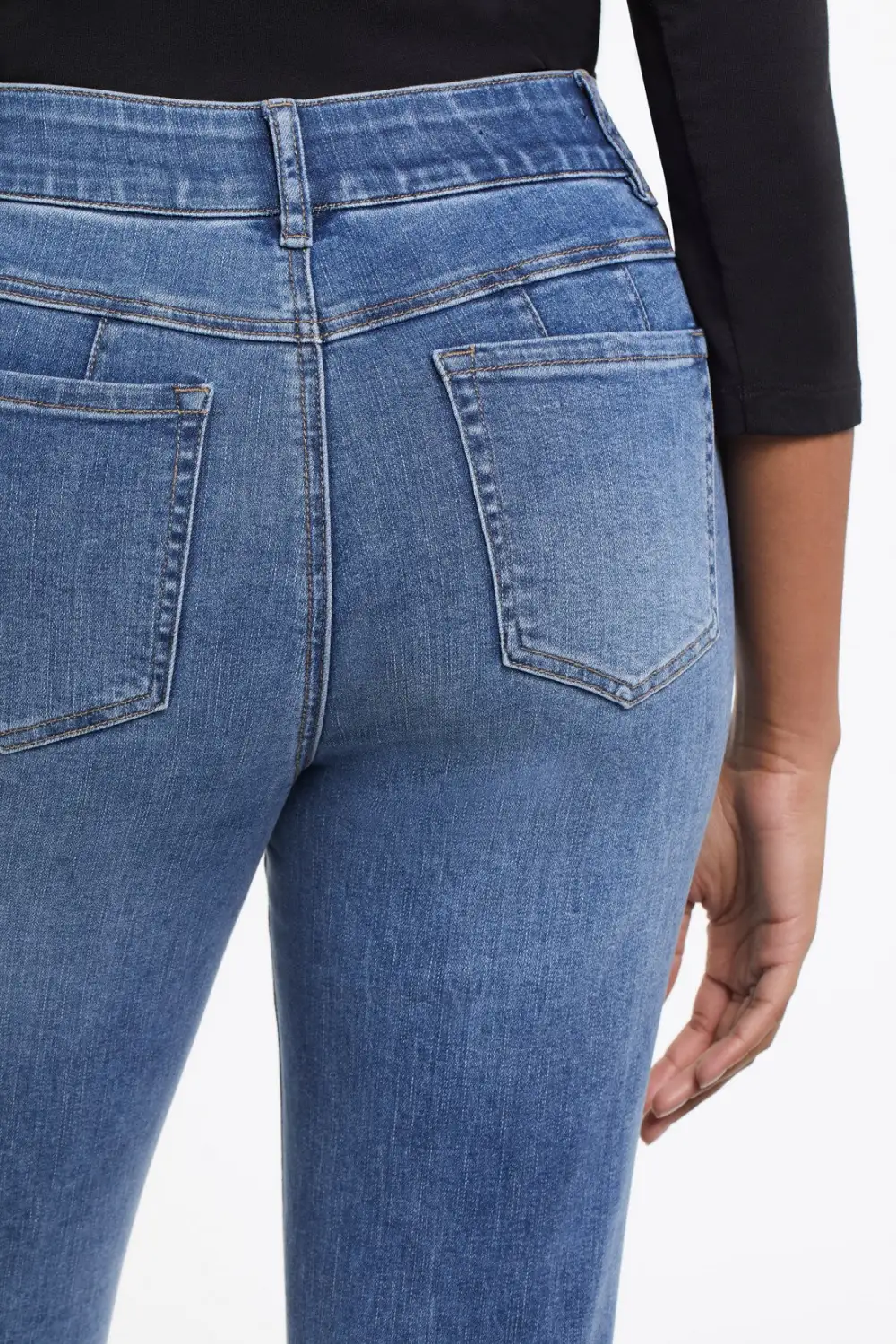 Petite Sophia Curvy Straight Leg Jeans-Dk.Vintage