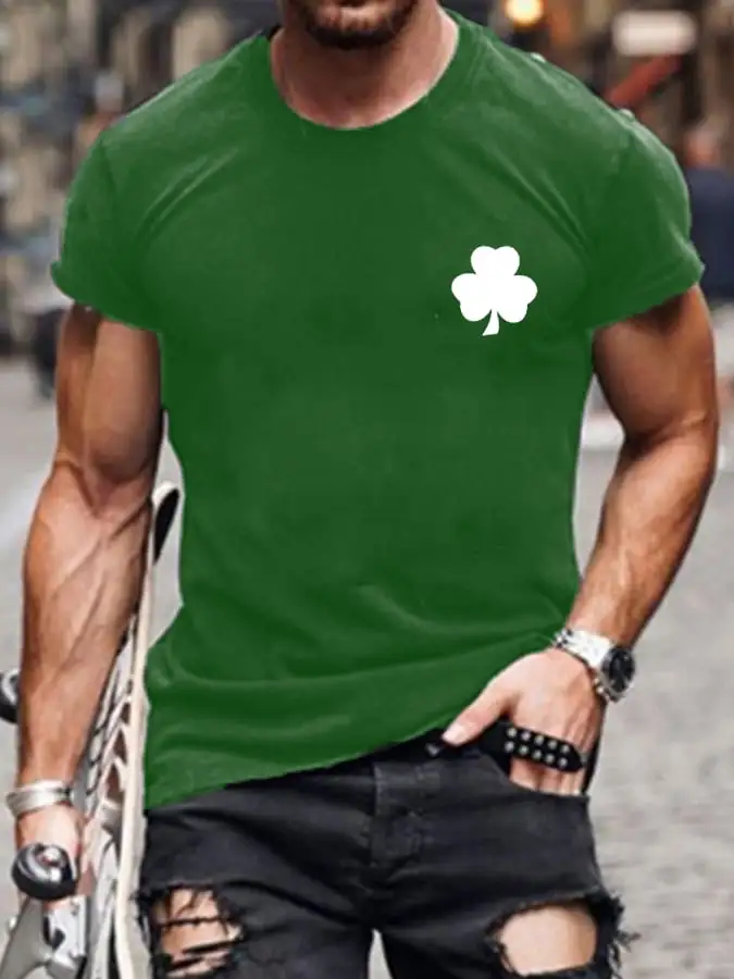 Men's St Patrick'S Day Shenanigator A Person Who Instigates Shenanigans Print T-Shirt