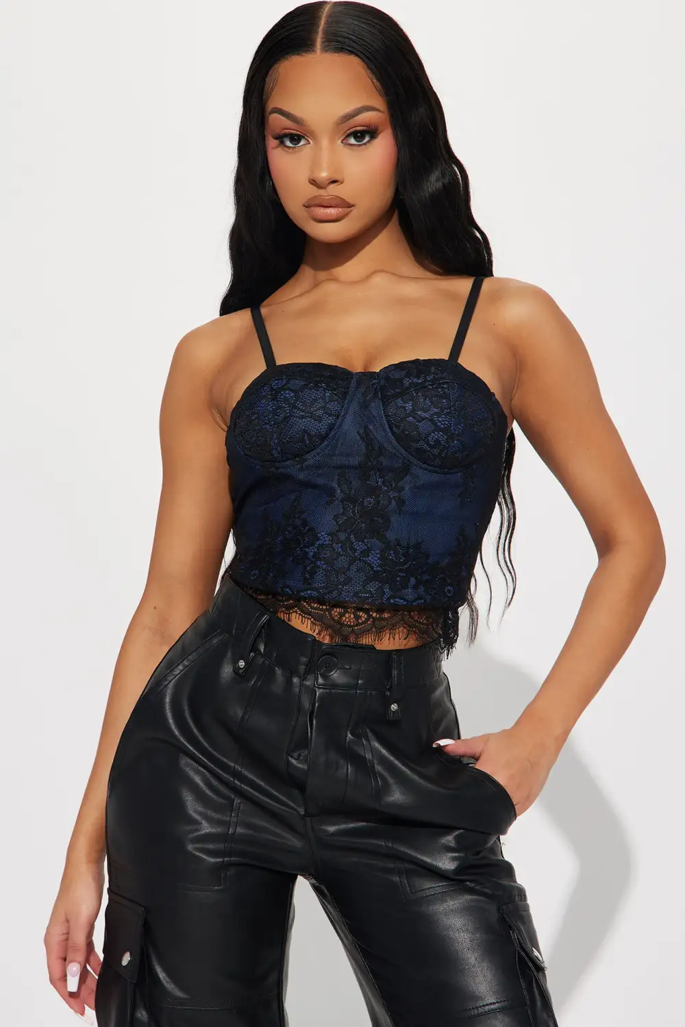 Never Enough Corset Top - Blue