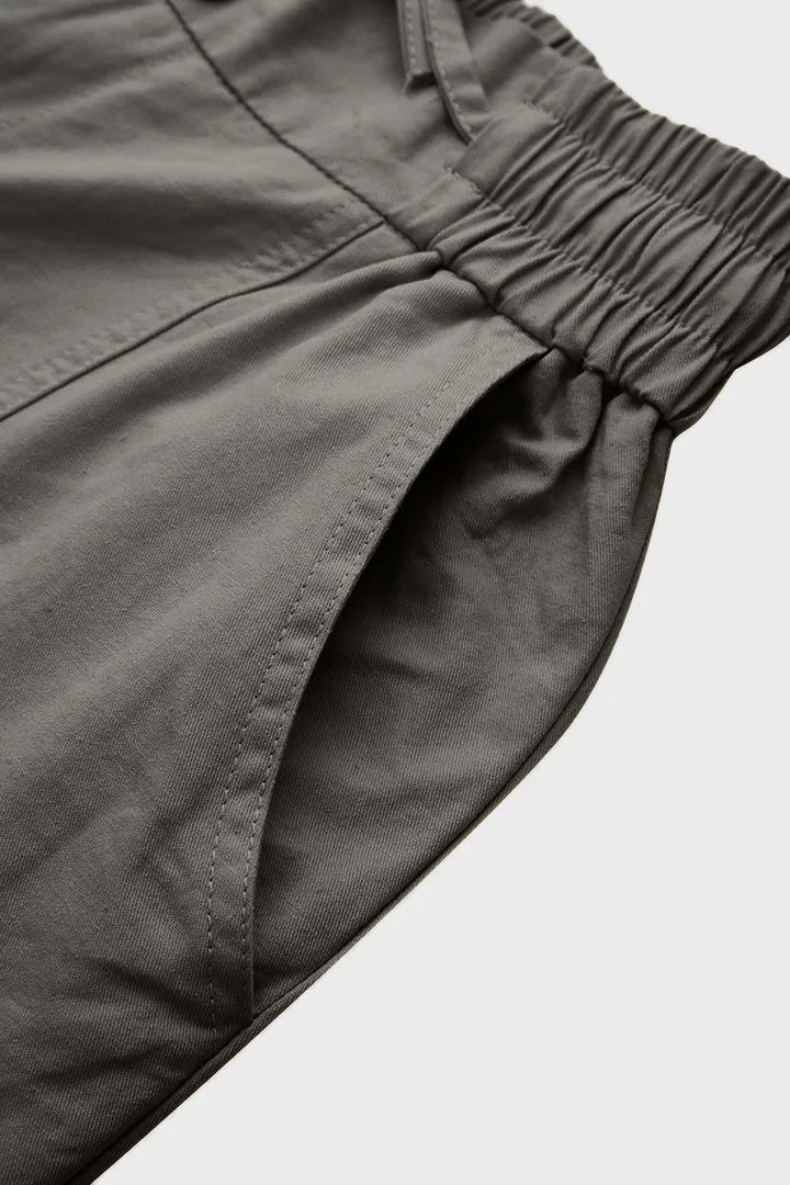 Low Waist Belted Flap Pocket Cargo Pants