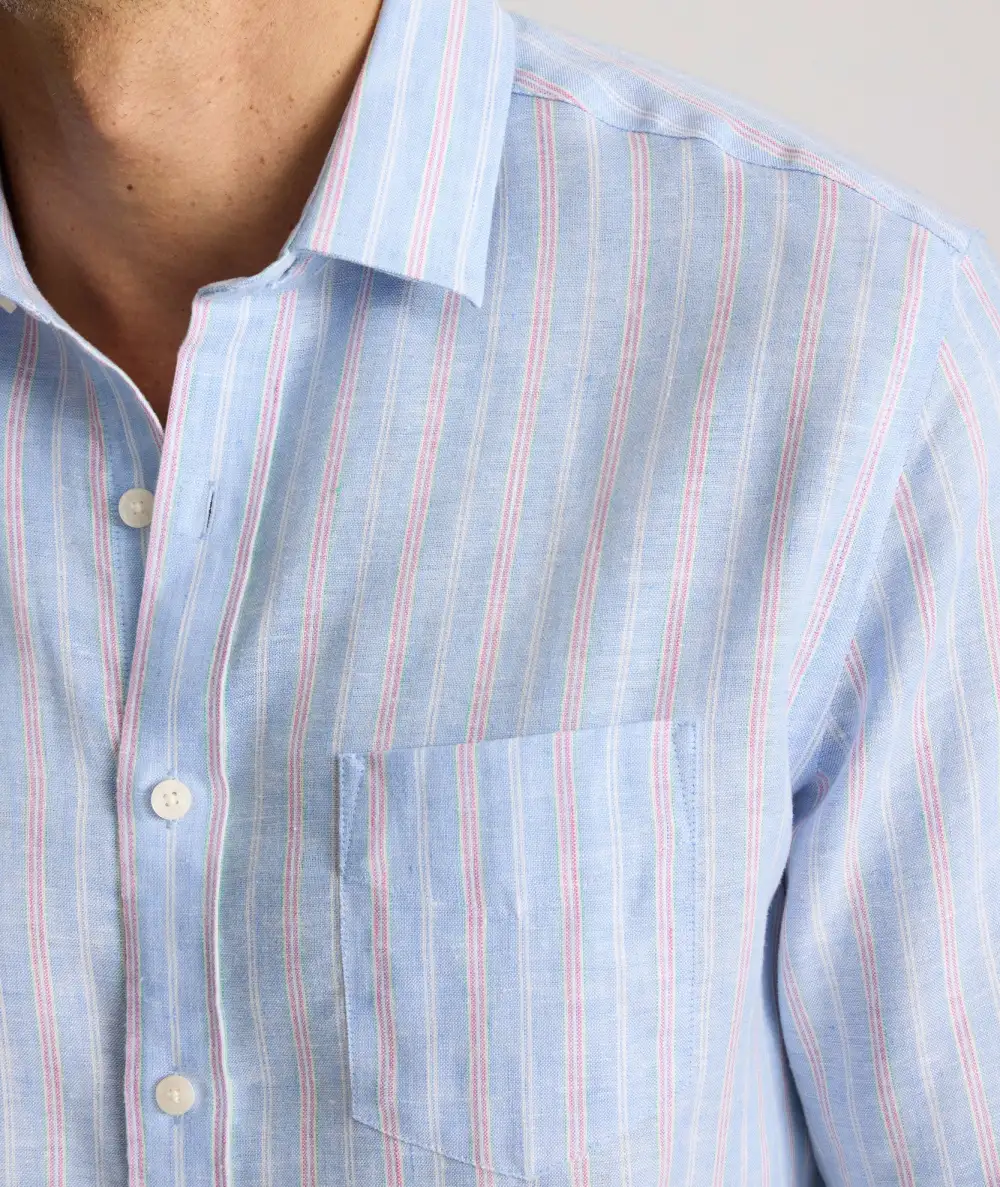 Wrinkle-Resistant Linen Boyd Shirt