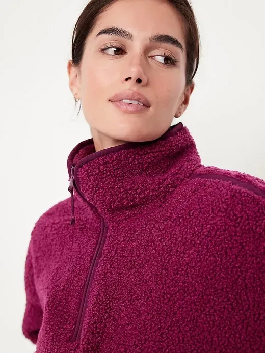 Quarter Zip Turtleneck Pullover