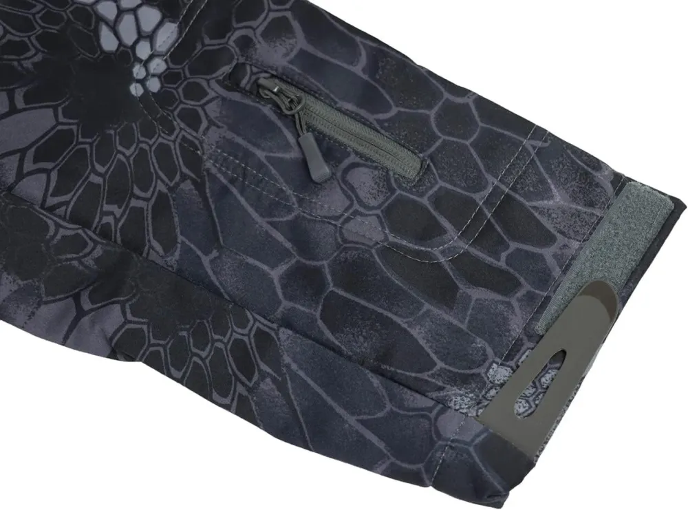 Men's Tactical Softshell Jacket Waterproof Fleece Hooded Hunting Coat