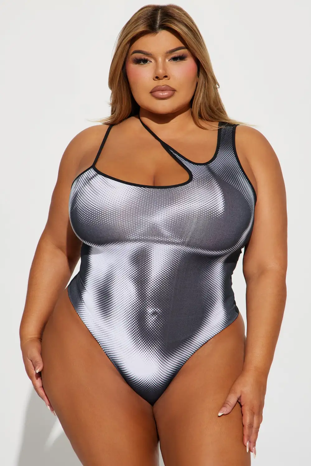 Tempted To Touch Bodysuit - Black/combo