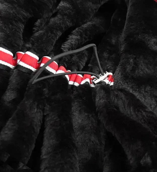 Waterproof ladies winter jacket red