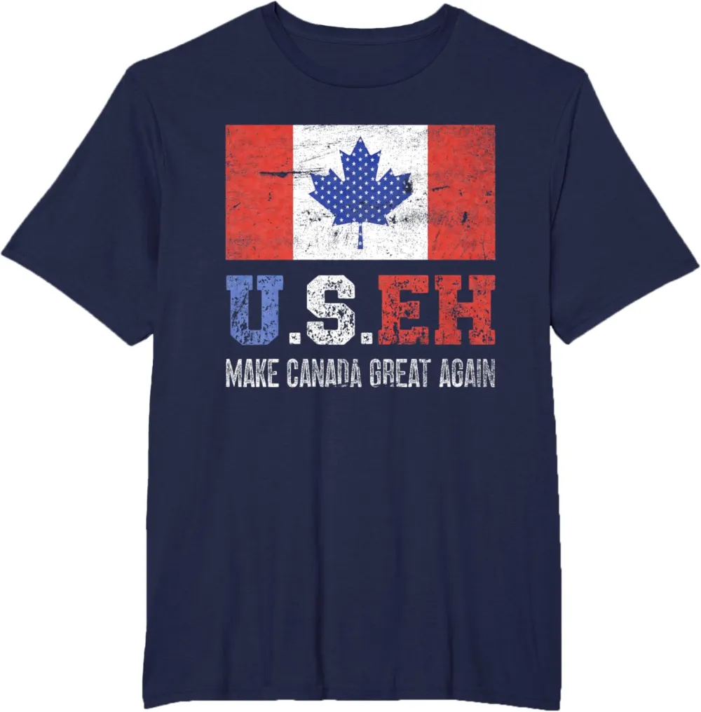 Canada 51st State, Make Canada Great Again, American, U.S.EH T-Shirt
