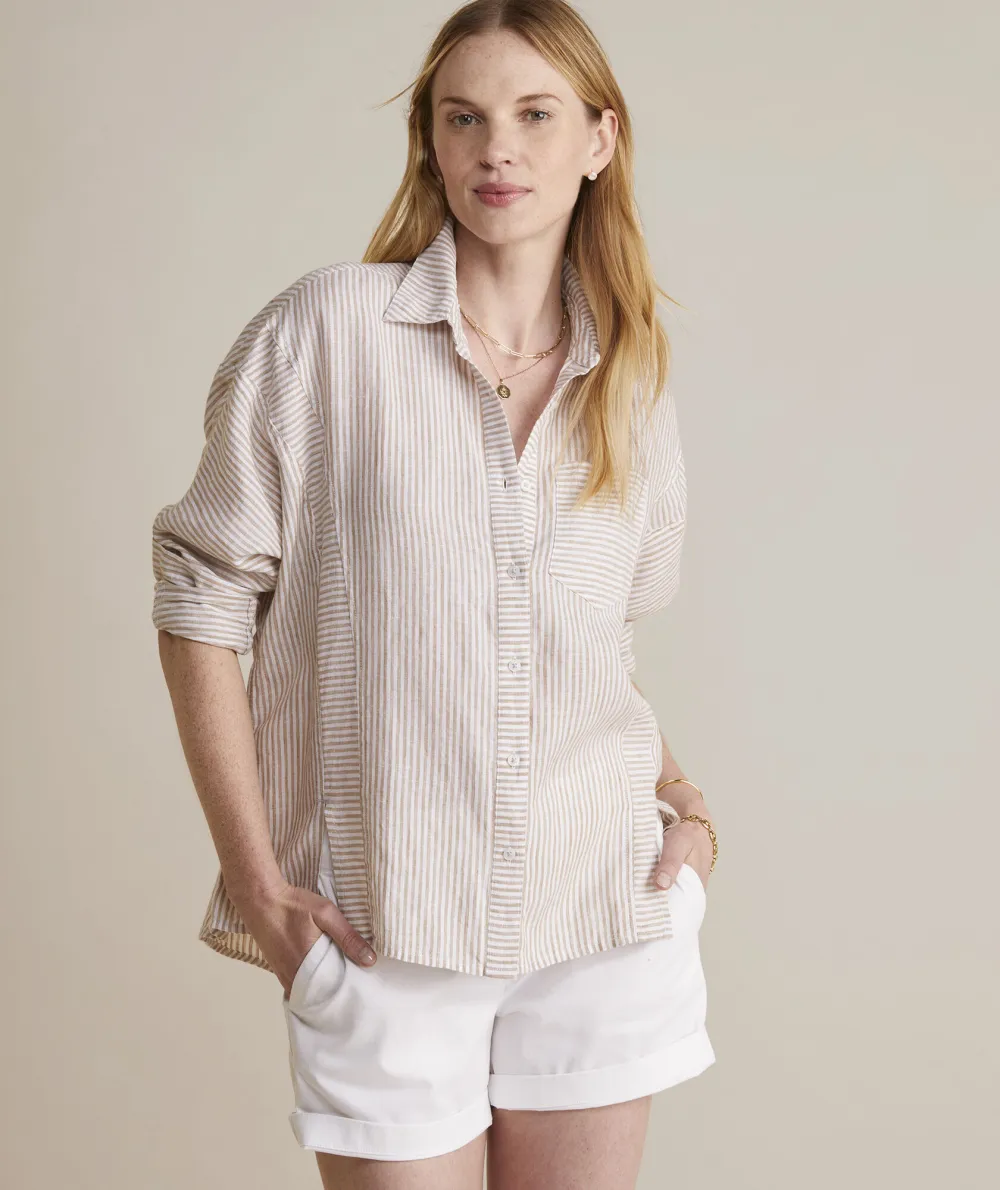 Linen Weekend Button-Down