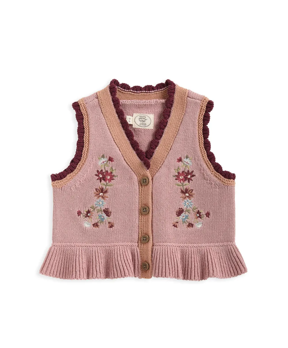 Laura Ashley Knitted Waistcoat