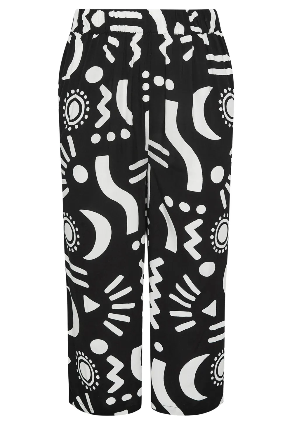 YOURS Curve Khaki Green Cropped Trousers