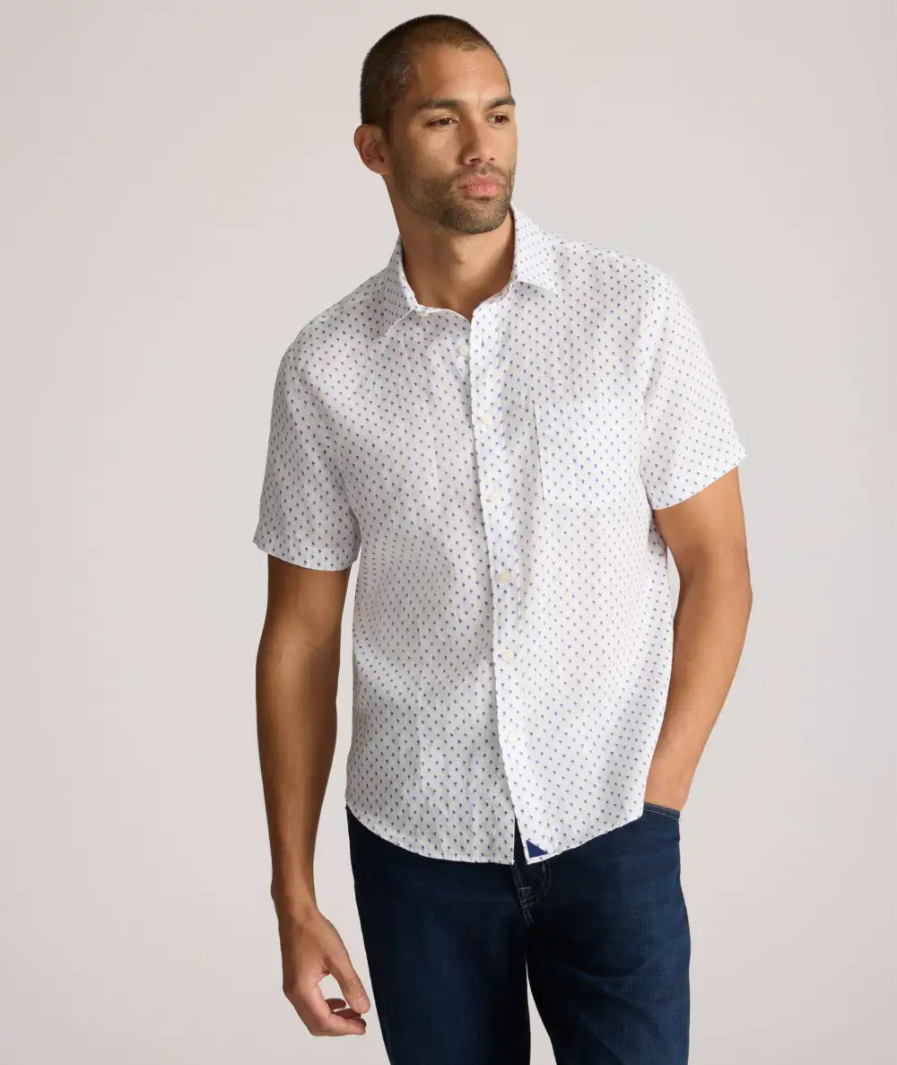 Linen Short-Sleeve Dixon Shirt