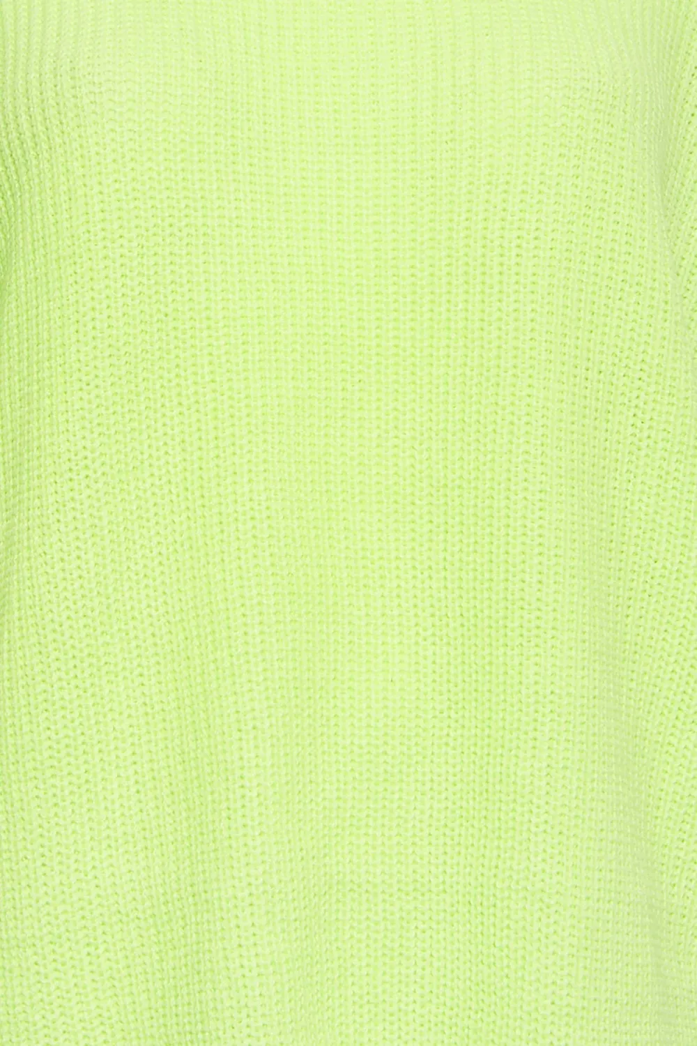 YOURS Curve Lime Green Ribbed Knit Jumper