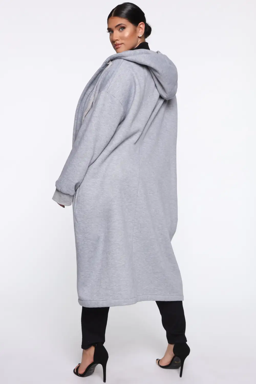 Sky Walker Long Jacket - Heather Grey