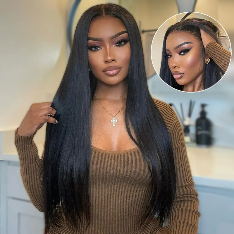 Undetectable HD Lace 13×4 Straight Lace Front Wigs Human Hair Pre Plucked Sterly Hair