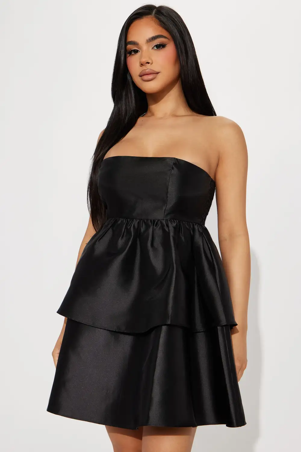 Lily Rose Mini Dress - Black