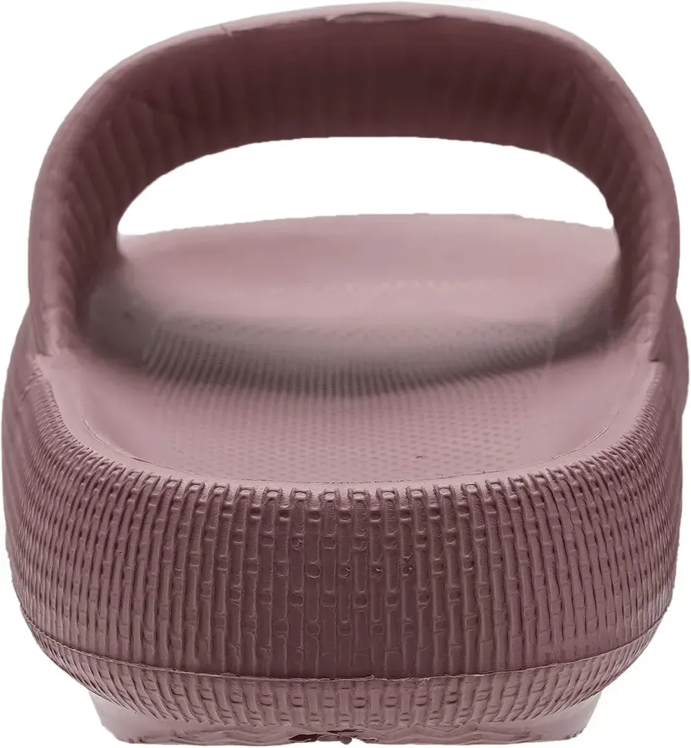 WHITIN Pillow Slippers for Women Non Slip | Cushioned Thick Sole Slides | Quick Drying Bathroom Sandals