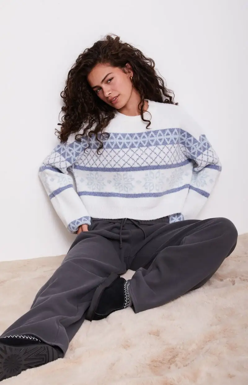 LA Hearts Fair Isle Sweater