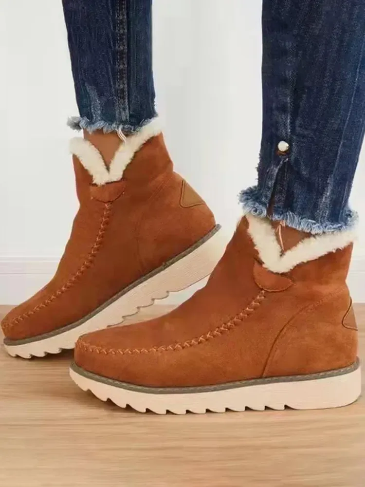 Casual Winter Warm Plush Lightweight Boots