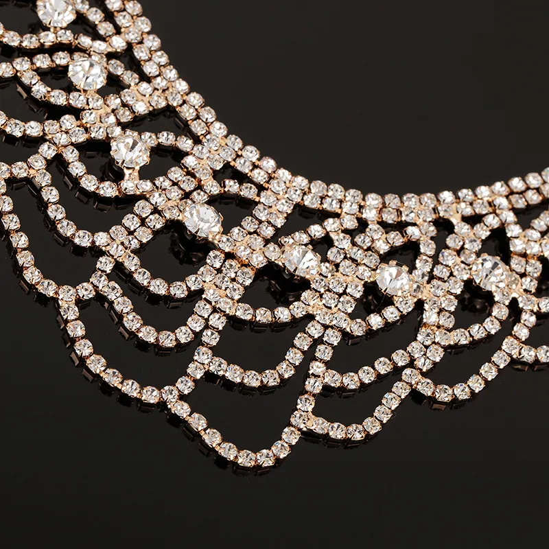 Necklace and earrings two-piece combination jewelry