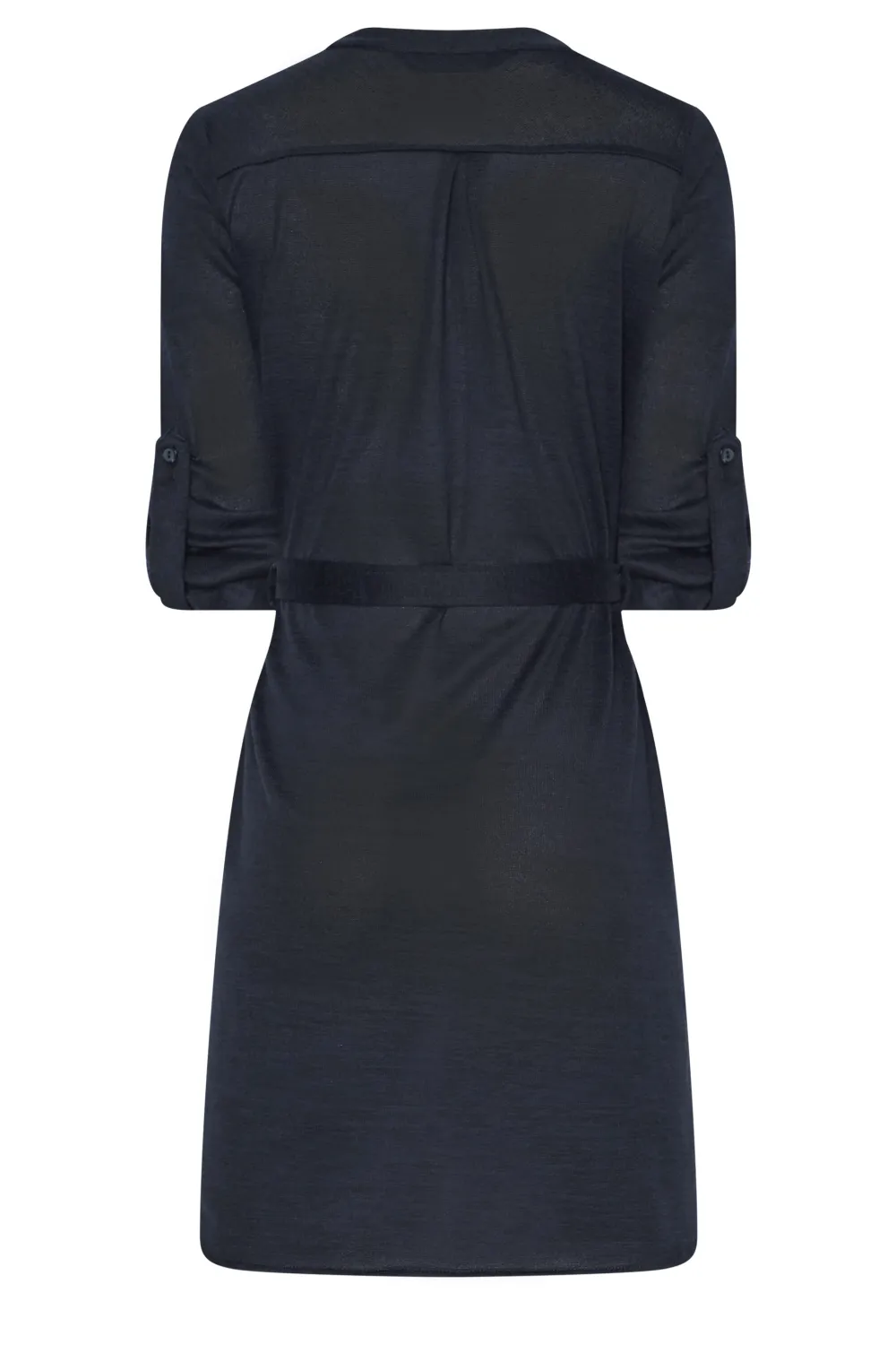M&Co Navy Blue Tie Waist Tunic Dress