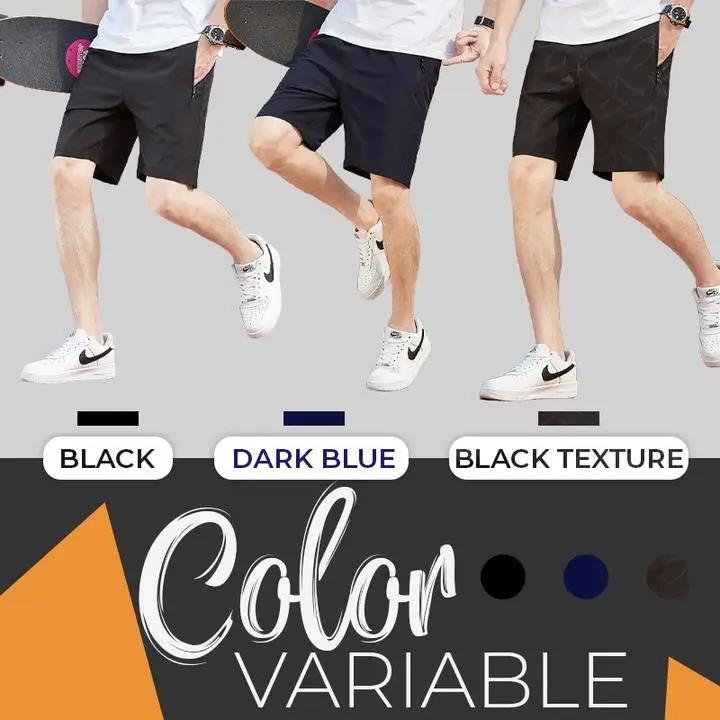 Quick-Drying Stretch Sports Shorts Pants