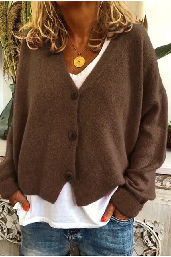Casual Loose Knitted Cardigan