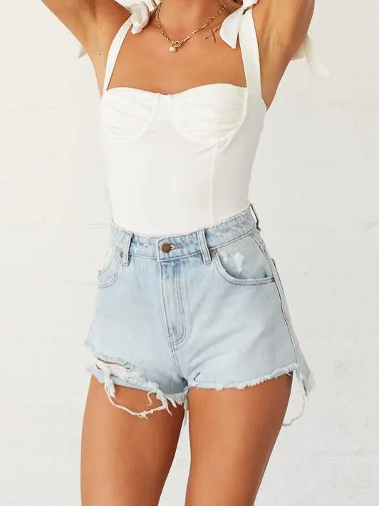 Dusters Short In Layla Bleach